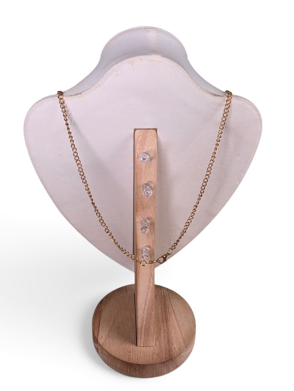 Gold-Toned Feather Pendant Necklace 24" (12" Drop) NEW! - Picture 6 of 9